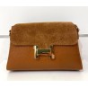 Sac "Nina" Camel/Camel suede Mondieux Madame
