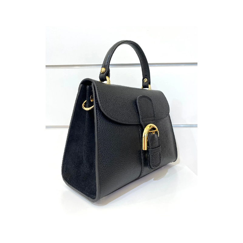 Sac "Delay" Mini Suede Noir Mondieux Madame