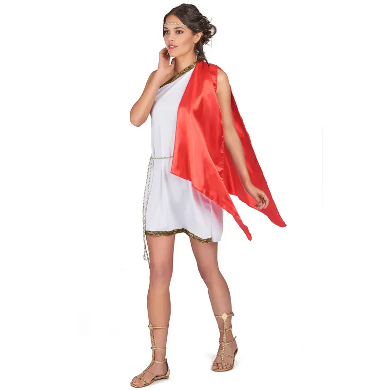Déguisement déesse romaine courte femme