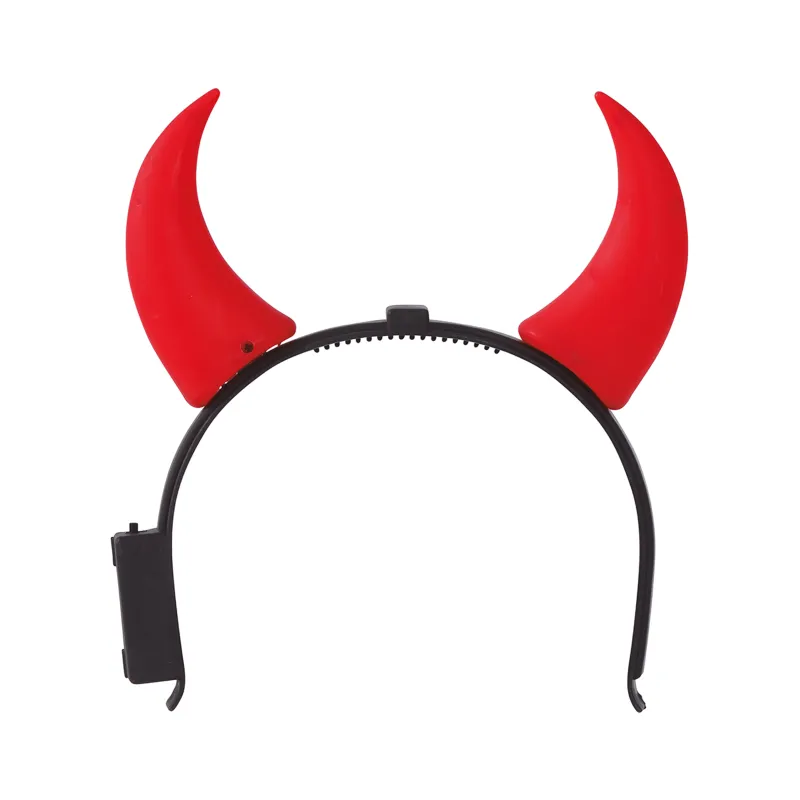 Cornes lumineuses diable adulte Halloween