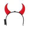 Cornes lumineuses diable adulte Halloween