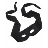 Loup noir justicier masqué adulte