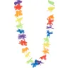 Collier Hawaï de bienvenue multicolore
