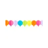 Guirlande ballons en papier 4 m