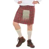 Kilt écossais avec fourrure adulte