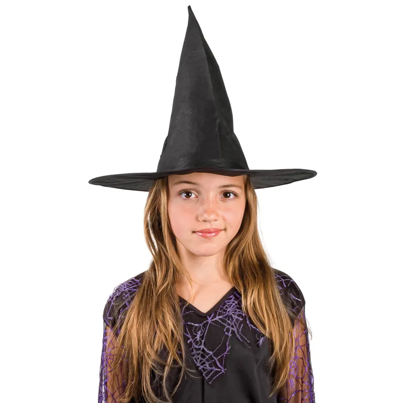 Chapeau sorcière noir enfant halloween