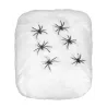 Toile d'araignée blanche avec araignées 100 g Halloween