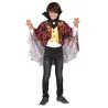 Déguisement vampire garçon jaune et rouge Halloween
