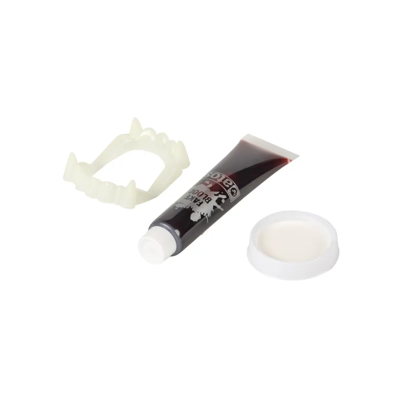 Tube sang avec dentier Halloween