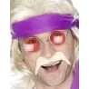 Moustache blonde années 70' adulte