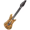 Guitare rock gonflable orange adulte