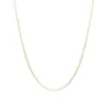Collier perles blanches