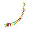 Guirlande Joyeux anniversaire découpée colorée