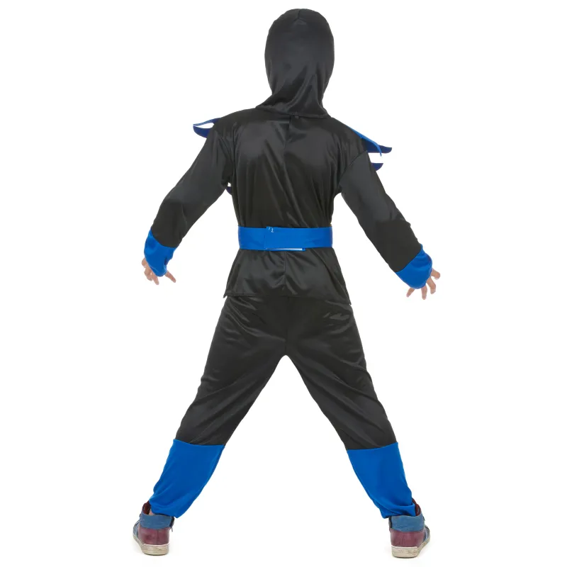 Déguisement ninja bleu garçon