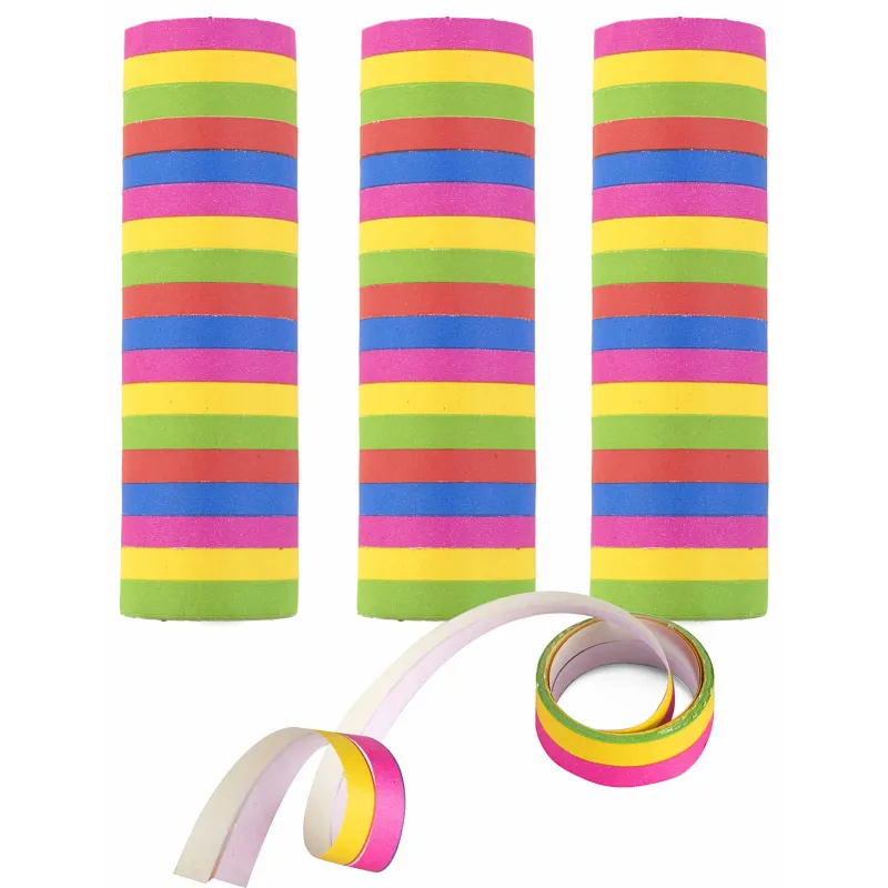 3 rouleaux serpentins 4 m