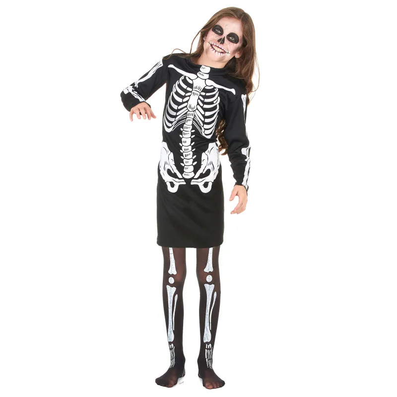 Déguisement squelette fille Halloween