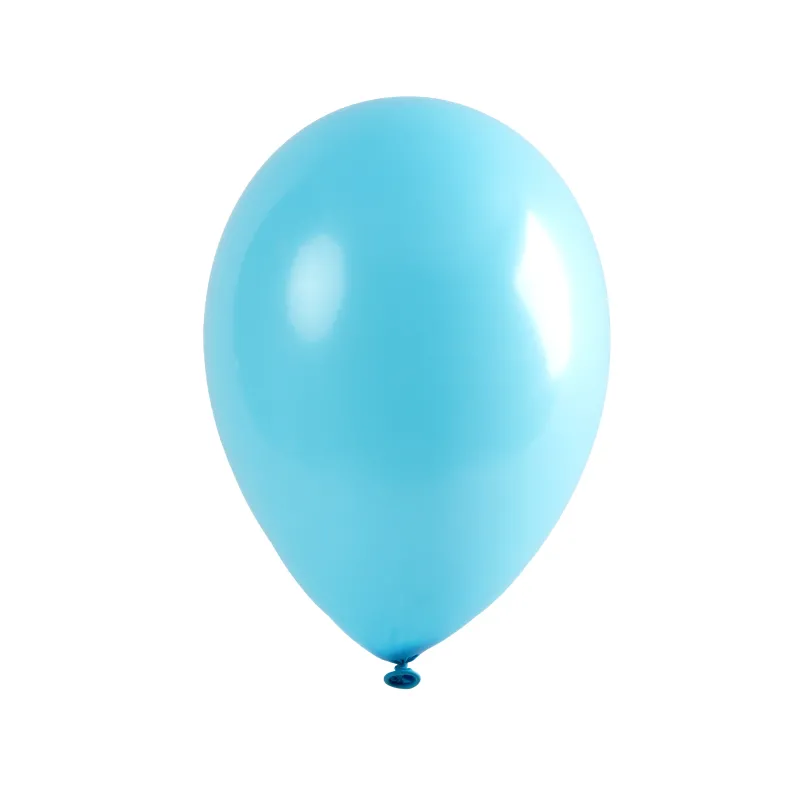 12 Ballons bleu clair 28 cm