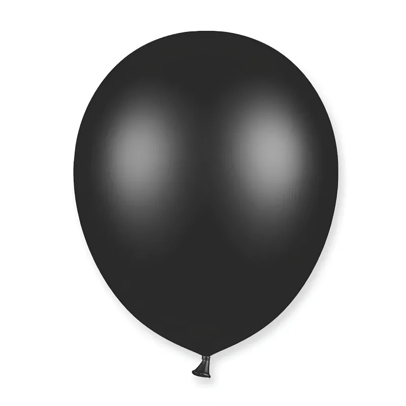 12 Ballons noirs 28 cm