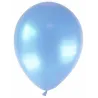 12 Ballons métallisés bleu clair 28 cm