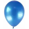 12 Ballons métallisés bleu foncé 28 cm
