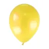 12 Ballons métallisés jaunes 28 cm