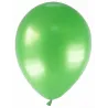 12 Ballons métallisés verts 28 cm