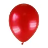 12 Ballons métallisés rouge foncé 28 cm