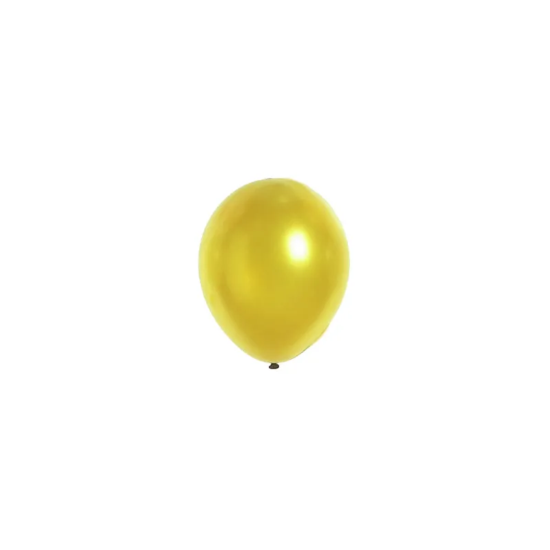 12 Ballons dorés métallisés 28 cm
