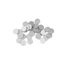 24 Confettis de table ronds argent 1