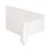 Nappe rectangulaire en plastique blanche 137 x 274 cm