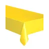 Nappe rectangulaire en plastique jaune 137 x 274 cm
