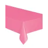 Nappe rectangulaire rose en plastique