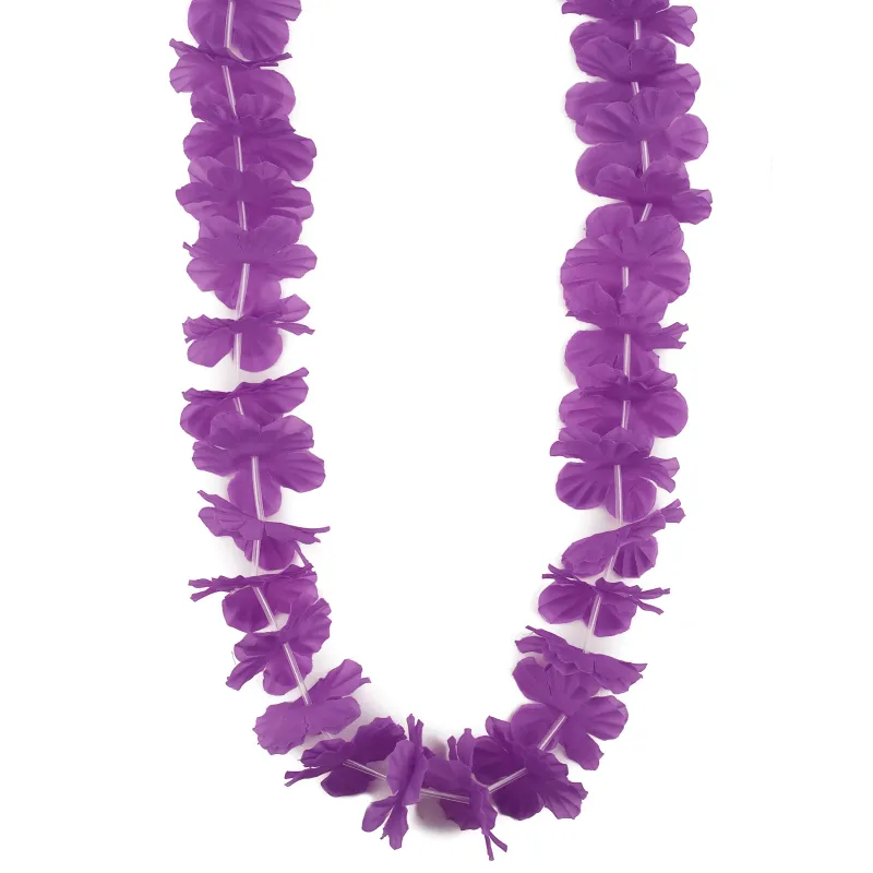 Collier Hawaï violet