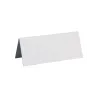 10 Marque-places rectangulaires blancs 3 x 7 cm