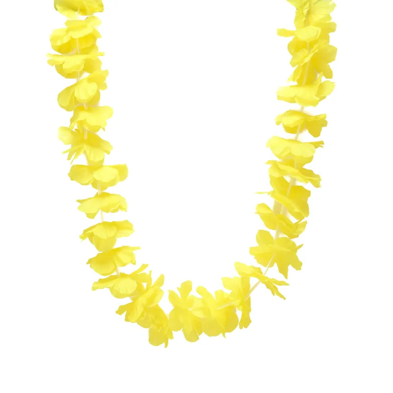 Collier hawaï jaune