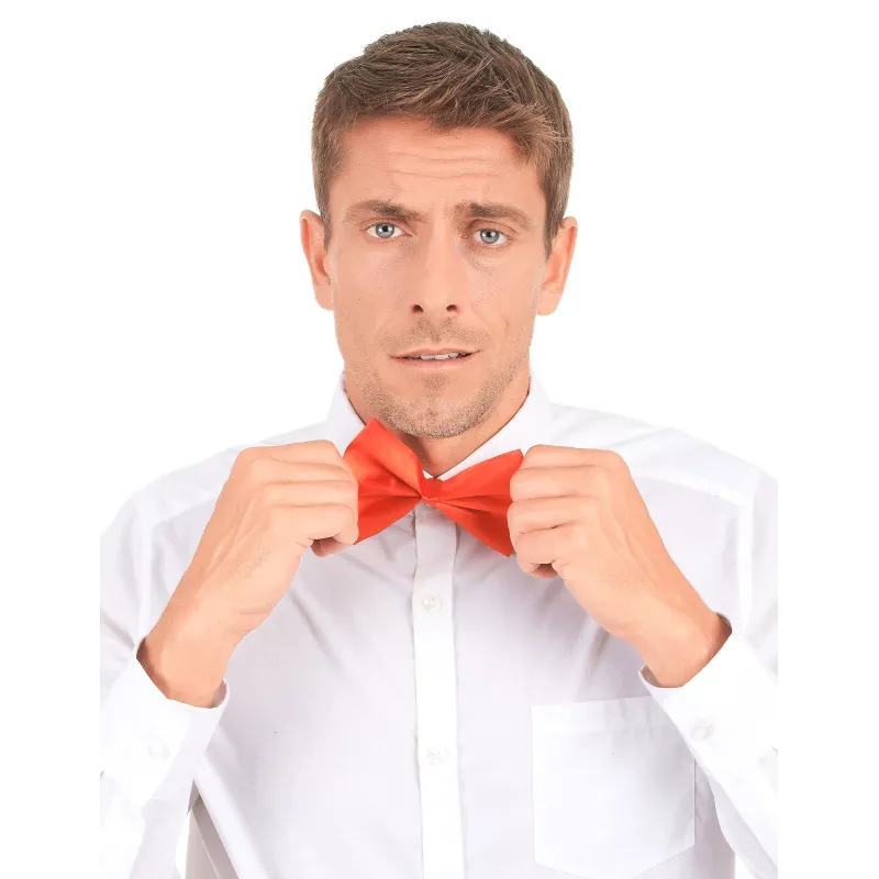 Noeud papillon rouge adulte