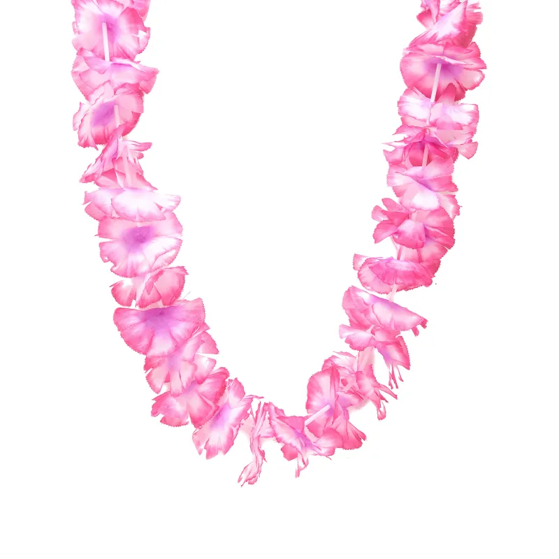 Collier Hawaï rose
