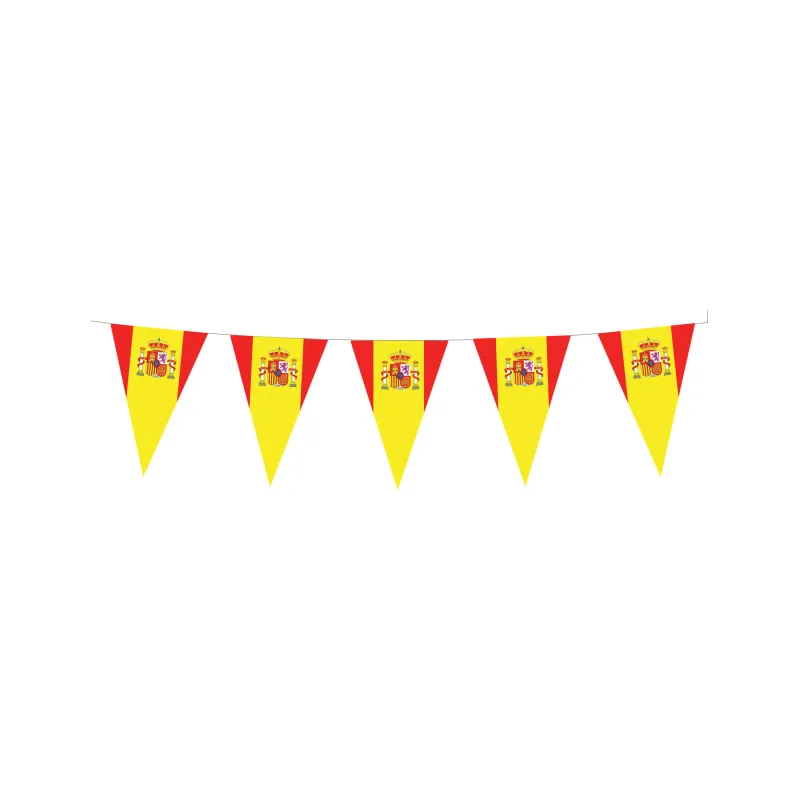 Guirlande fanions drapeaux espagnols 5 m