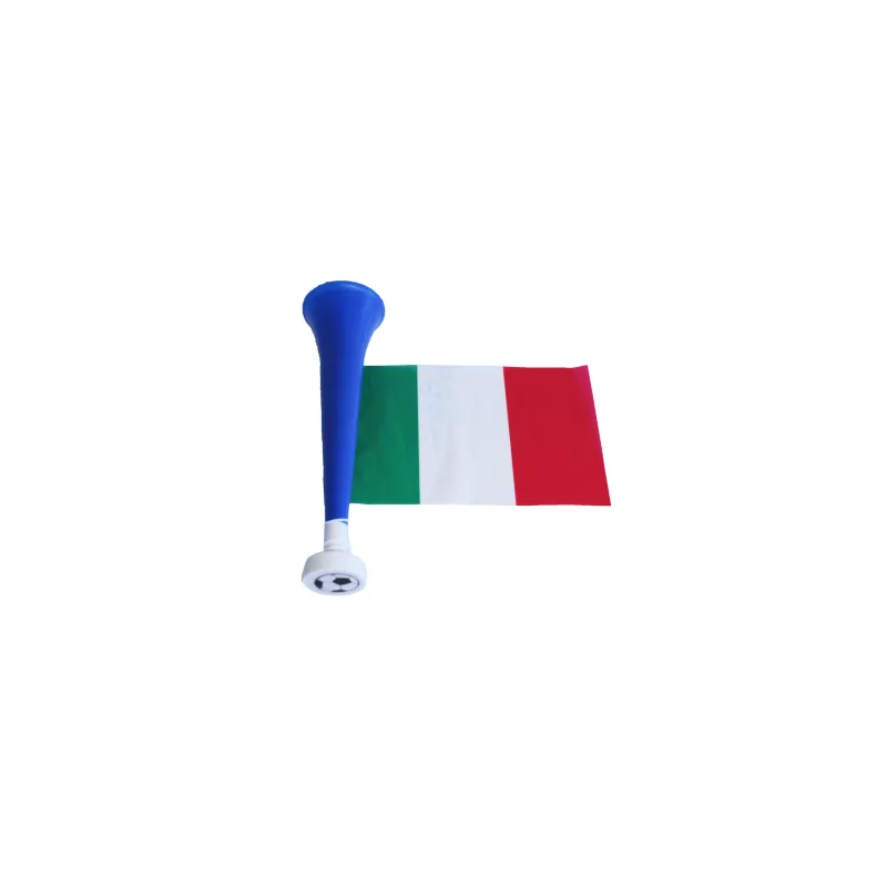 Trompette football avec drapeau Italie