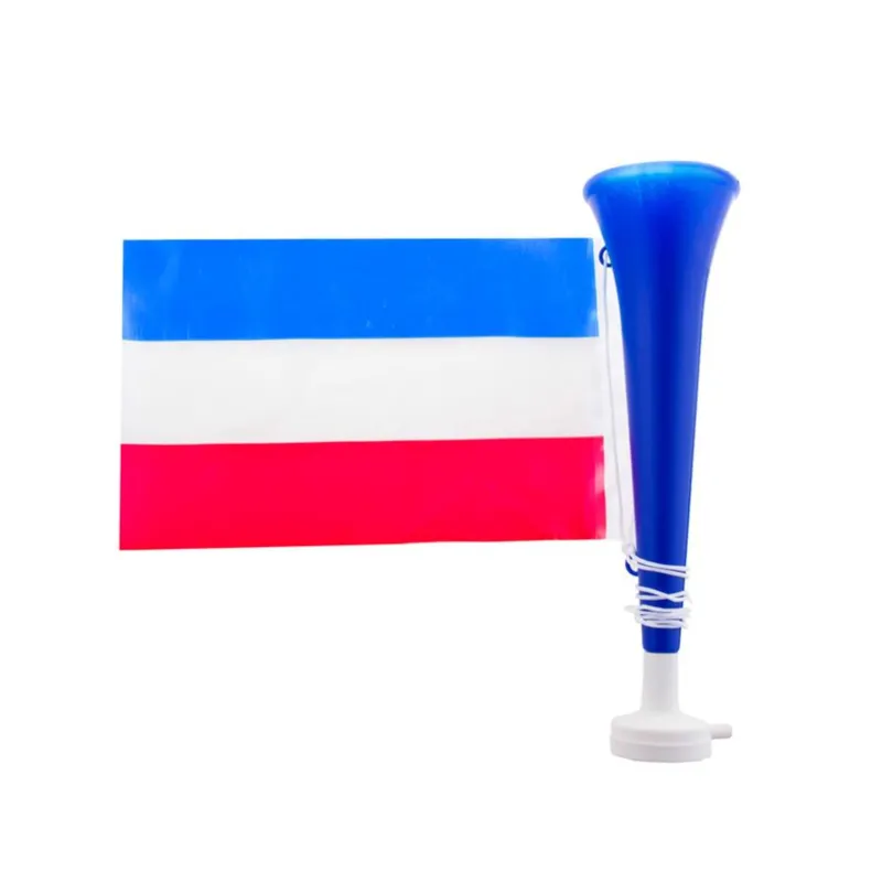 Trompette football avec drapeau France
