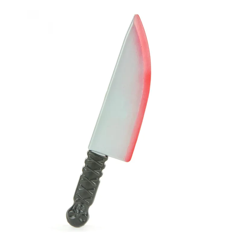 Couteau ensanglanté en plastique Halloween
