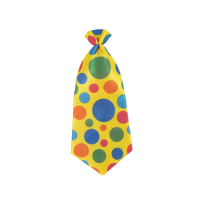 Cravate à pois clown adulte