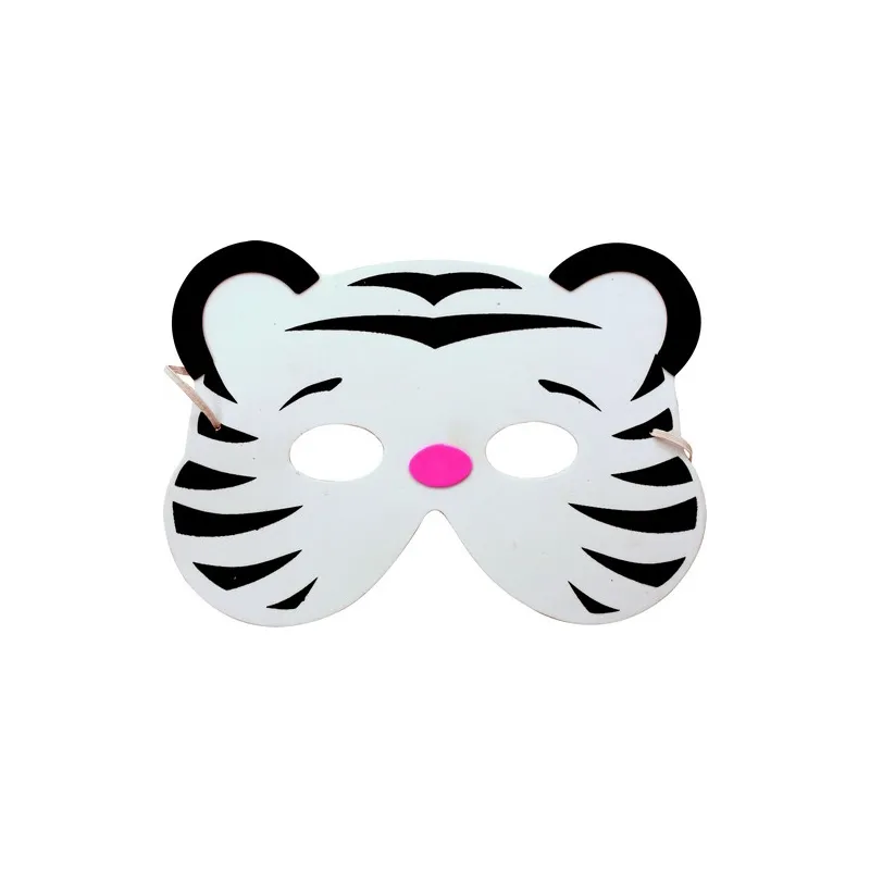 Masque tigre blanc enfant