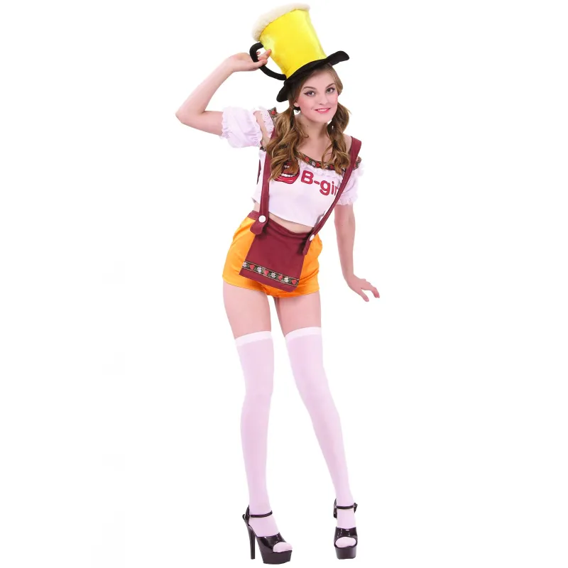 Déguisement bavaroise short sexy femme