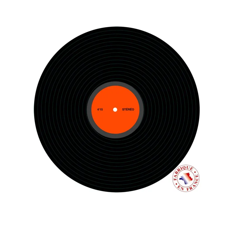 Décoration disco disque vinyle 30 cm