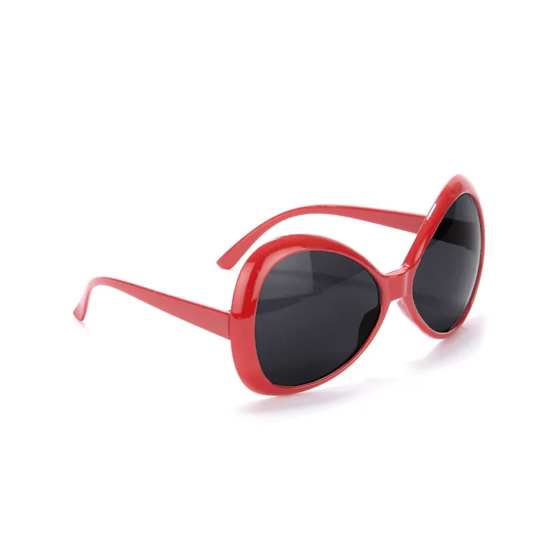 Lunettes disco adulte rouge