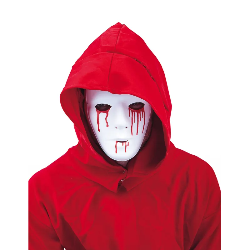 Masque larmes ensanglantées homme