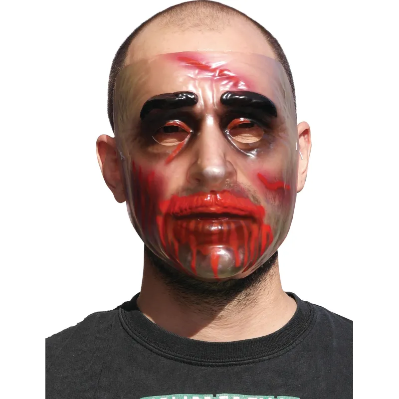 Masque transparent Halloween homme