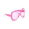Lunettes roses disco adulte en plastique