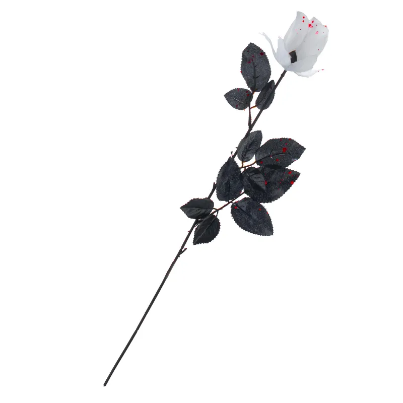 Rose ensanglantée Halloween